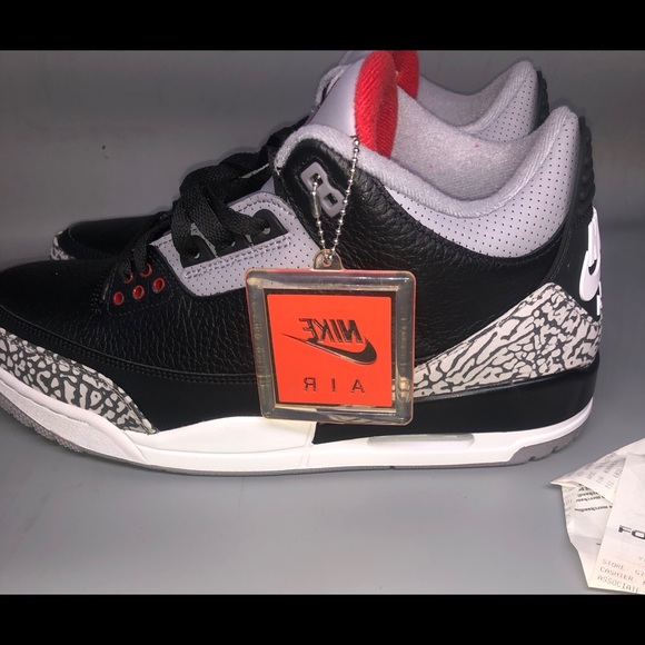 Nike Jordan retro 3 black cement - Picture 5 of 5